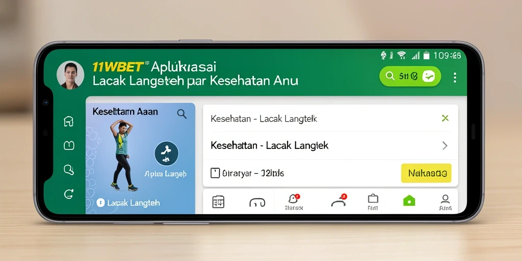 Antarmuka utama 11WBET menampilkan pencatatan langkah yang mudah dibaca.