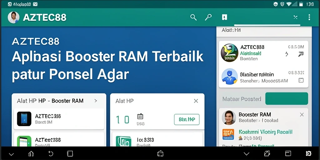 Tampilan antarmuka AZTEC88 yang intuitif dan efisien.