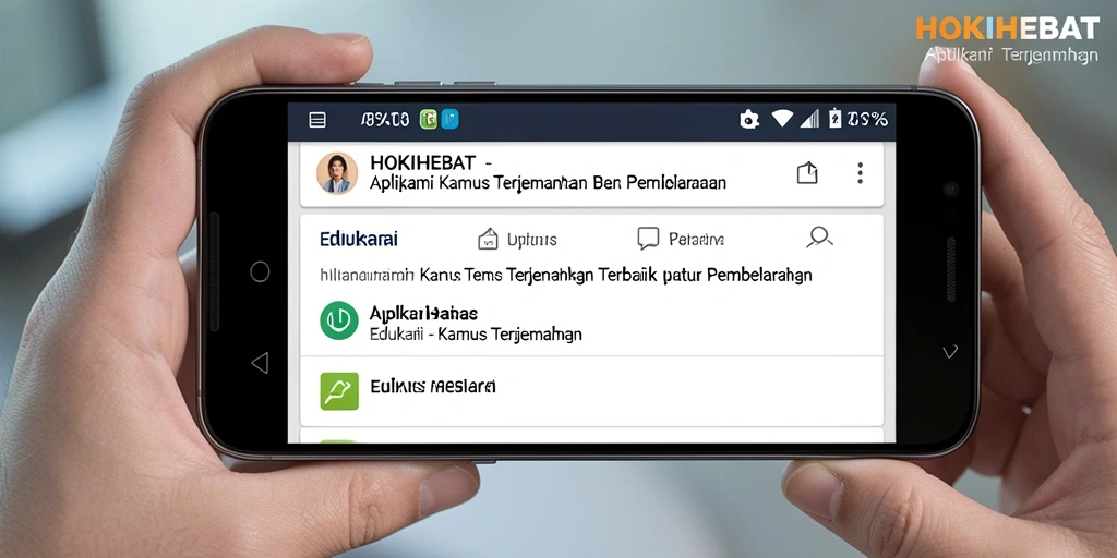 Antarmuka utama HOKIHEBAT yang ramah pengguna dan fungsional.