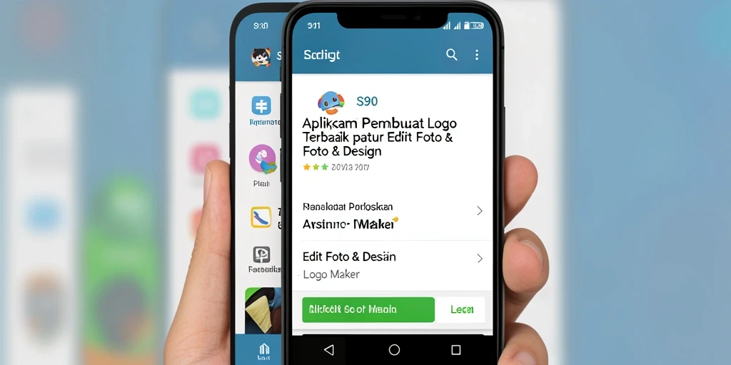 Antarmuka S80 yang intuitif untuk desain logo yang mudah dan cepat.