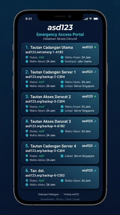 Halaman Link Alternatif asd123 untuk Pengguna Android
